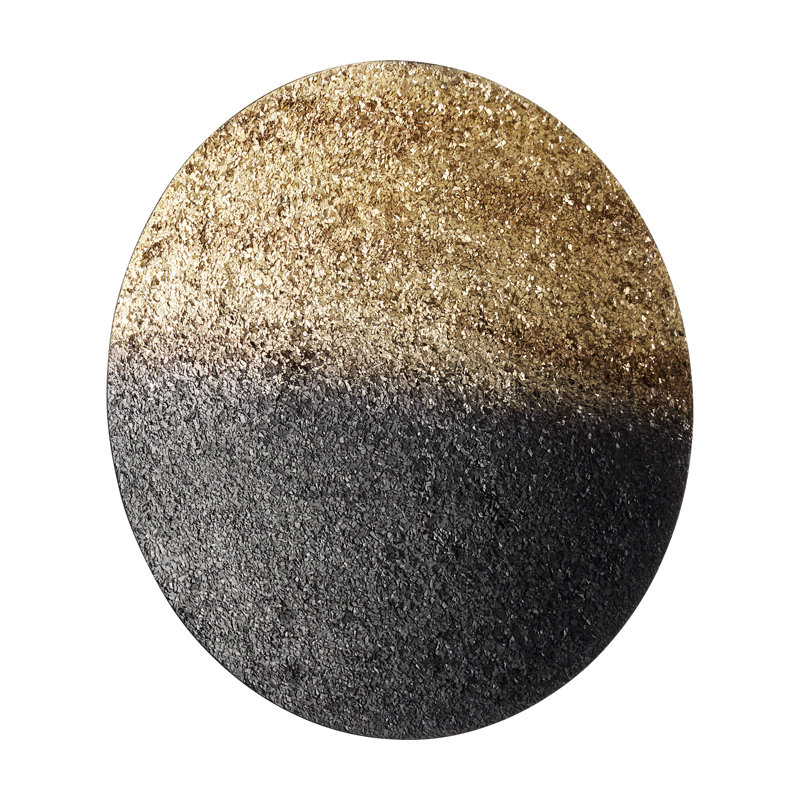 On Guard Modern Abstract Wall Decor on Metal, 19.5" H x 19.5" W x 3.75" D