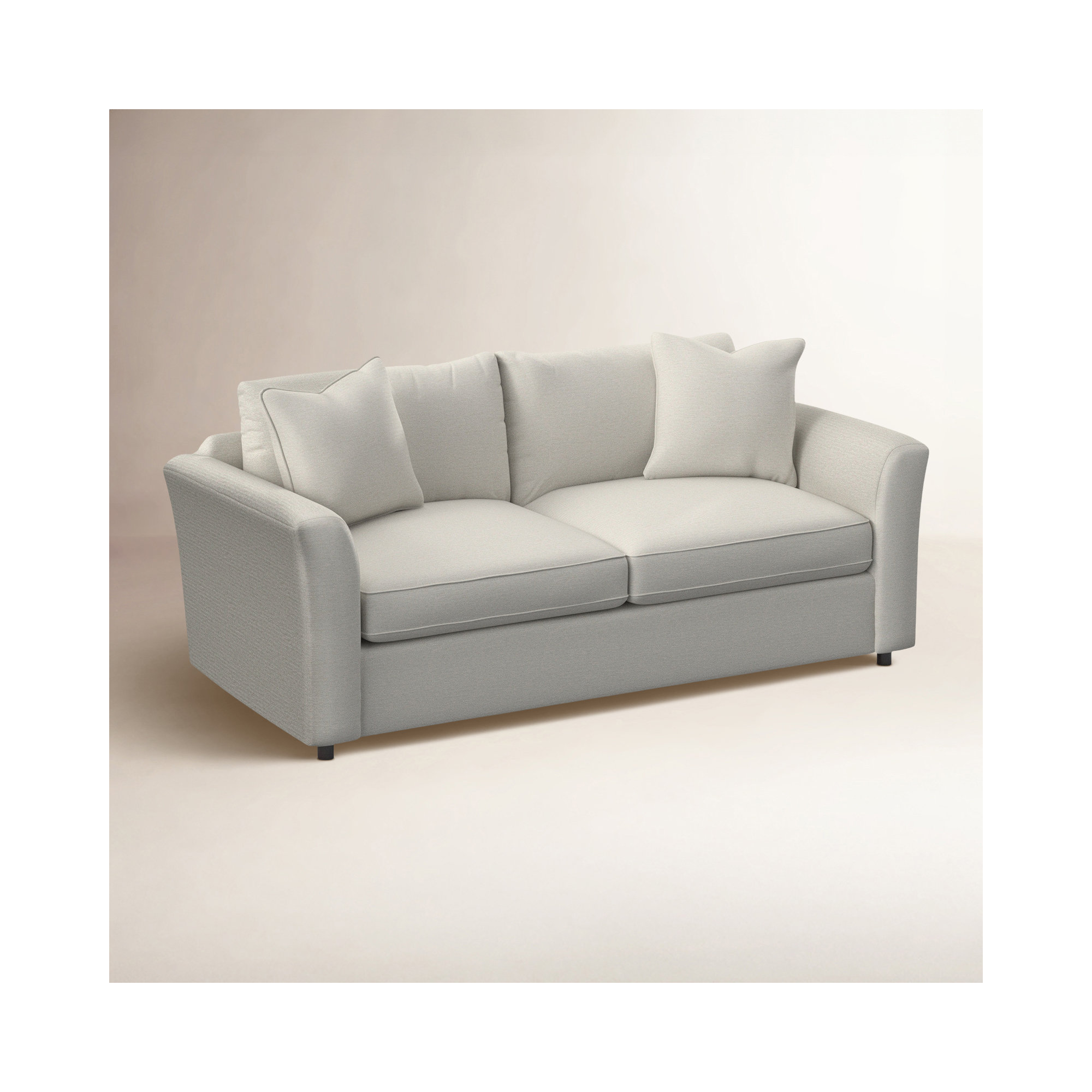 Northfield 84'' Upholstered Sofa, White Performance Fabric; 0851-94