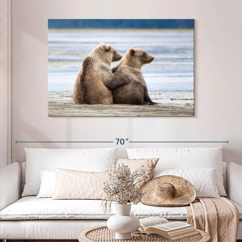 Brampt Bear Cub Siblings, 32" H x 48" W