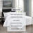 Pointehaven Black Velvet  Oversized Chevron Quilt Set, Twin/Twin Extra Long-117333994-117334000