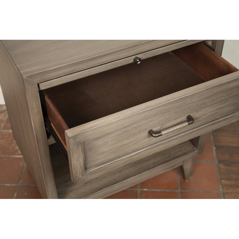 Karson 24'' W Nightstand, Gray Wash