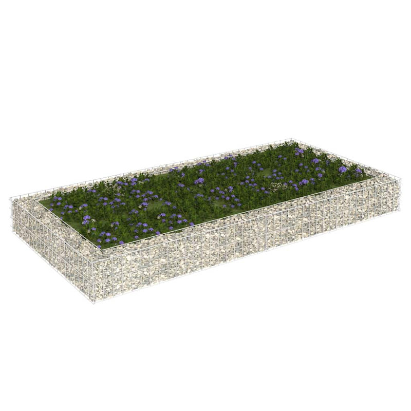 Grand pot de jardin Gabion Gabion, H 78,7 po x l 39,4 po x P 7,9 po