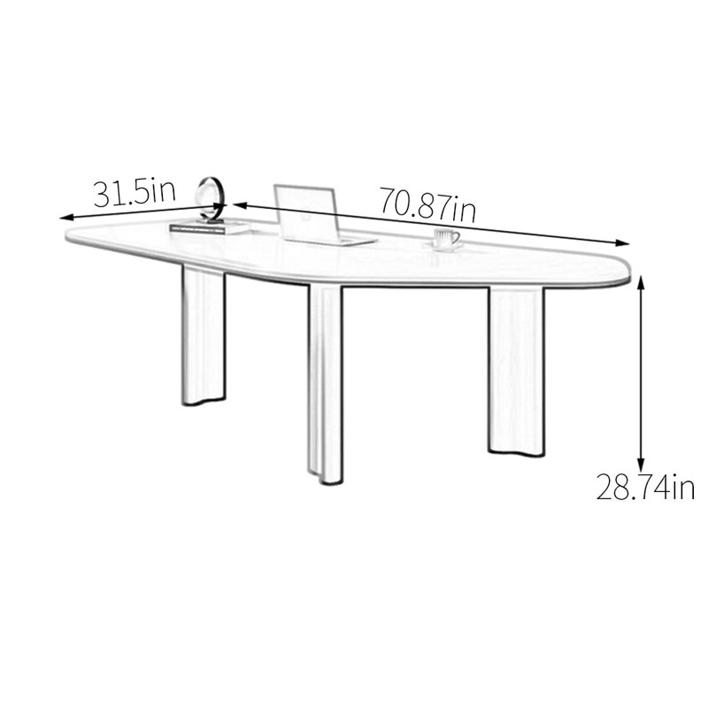 Fortner, H 28,74 po x l 70,87 po x P 31,5 po