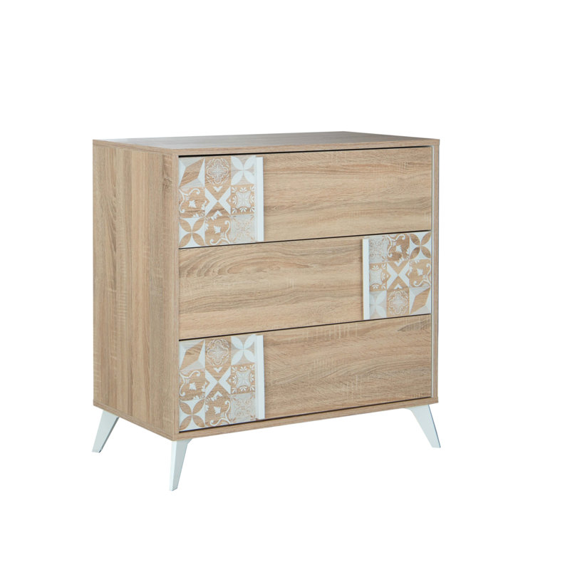 Commode 3 tiroirs L 31,91 po Larson