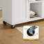 Chariot roulant pour îlot de cuisine avec plateau de boucher - Poste de travail portatif avec tablettes de rangement et roulettes verrouillables-304265251