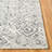 Micro-Loop Hand Tufted Wool/Cotton Geometric Rug in Gray/Beige-1755155477