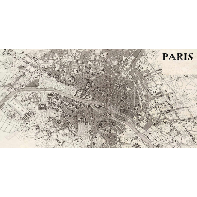 Paris - 15.75"x31.50" Desk mat