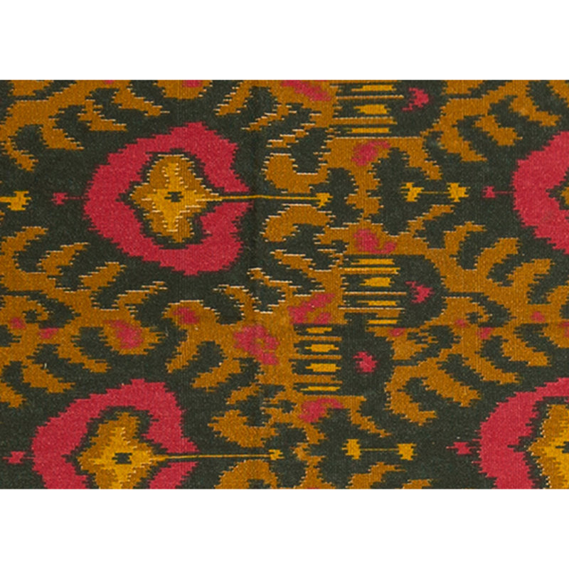 Flatweave Wool Ikat Area Rug in Multi