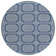 Machine Washable Indoor/Outdoor Claudian ACN1459 Navy Rug