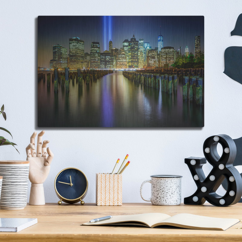 «NYC Tribute Lights» par Rick Berk, H 12 po x l 16 po