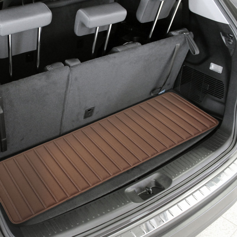 Tapis de porte antidérapant, Brun, L 14 po x l 40 po