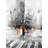 Greyish Flatiron Building Print On Canvas