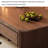 Retro rectangular solid wood coffee table-1870401075