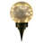 Solar/Battery operated Crackle Ball Led Decorative Accent Lighting 6" Globe