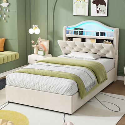 Metal Ottoman Storage Bed