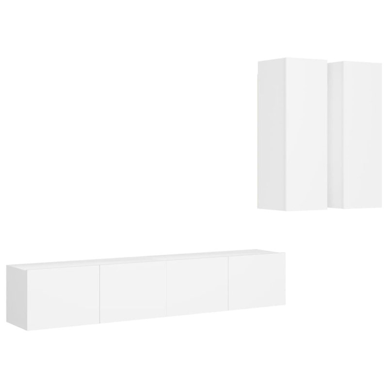 Blackhall Unfinished Floating Entertainment Centre for TVs up to 88", White