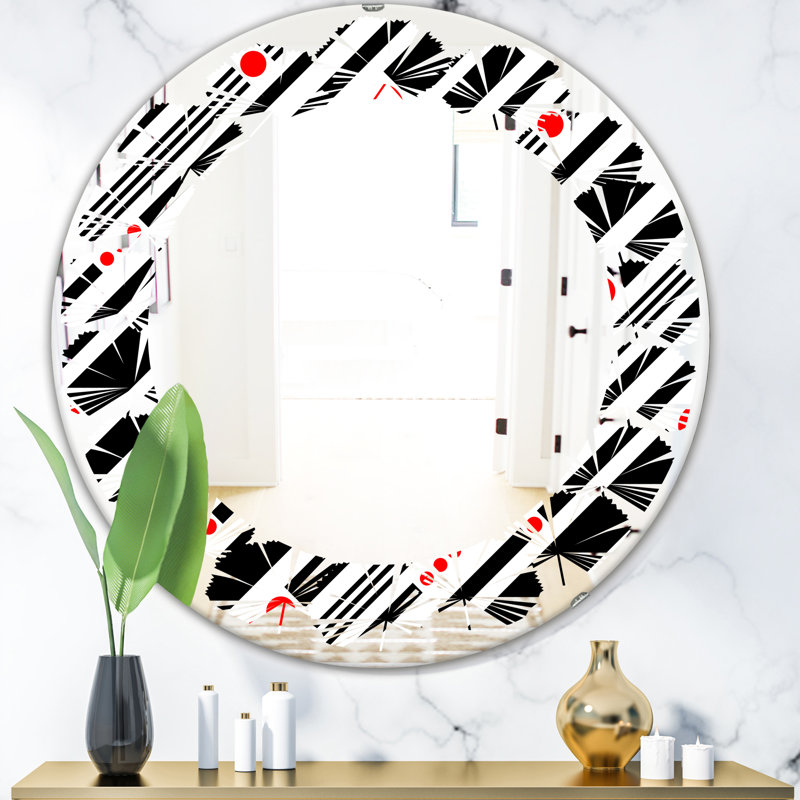 Miroir mural Leaves, H 24 po x l 24 po