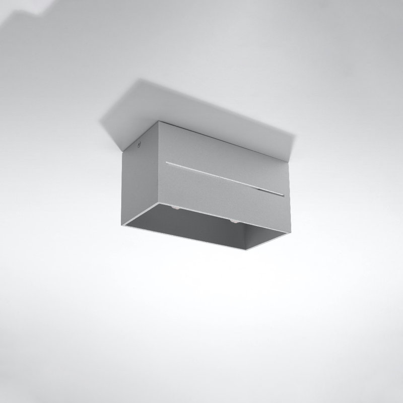 Lekesia Flush Mount, Szary