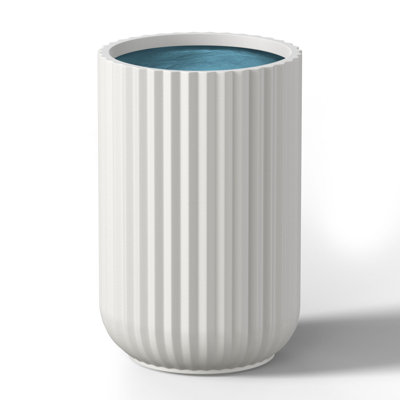 Medium Concrete Round Planter / Pot With Drainage Holes