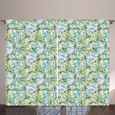 Semi Sheer Curtain Pair