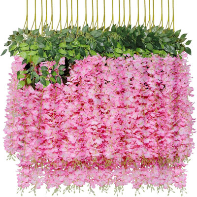 Hanging Flowers 24 Pack Fake Flower
