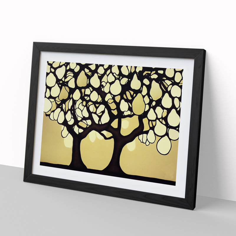 Peaceful Trees - Wrapped Canvas Print, Black Framed, 46cm H x 64cm W x 2cm D