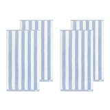 DKNY Cabana Stripe 4-Piece Beach Towel And Tote Bag Set