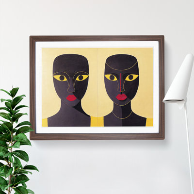 Two Women Abstract Vol.3 - Single Picture Frame Print