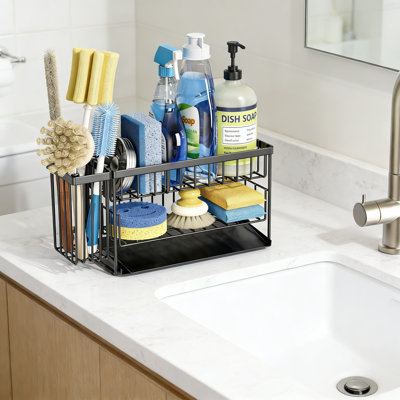 2-Tier Kitchen Sink Caddy Organzier Rack