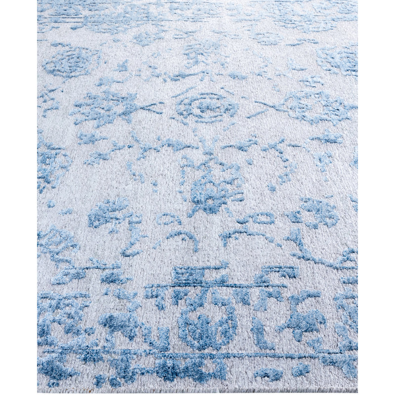 Overdyed One-of-a-Kind 7' 10" X 9' 10" Hand Knotted Area Rug