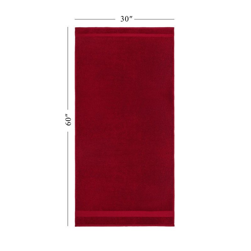 Ozdilek 4-Piece Bath Towels, 30x60 550GSM, 100% Turkish Cotton, Luxury Quick Dry, Extra Large, Fade-Resistant, Eco-Friendly, Lightweight, Spa Towel, Comfortable