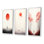 Serenity Forest Wandering Minimal Watercolor - Abstract Landscape Art Set Of 3 Pieces