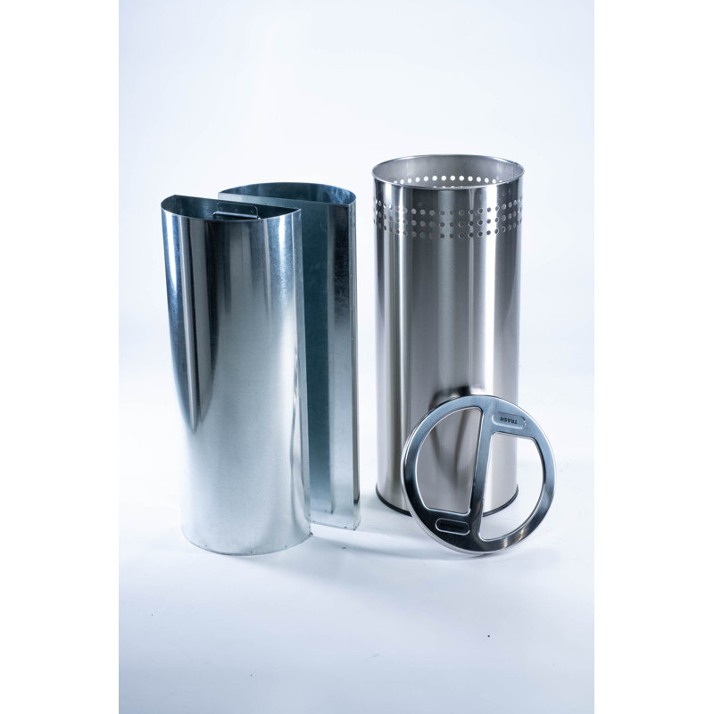 Poubelle et poubelle de recyclage en acier inoxydable de 20 gallons Precision Series®