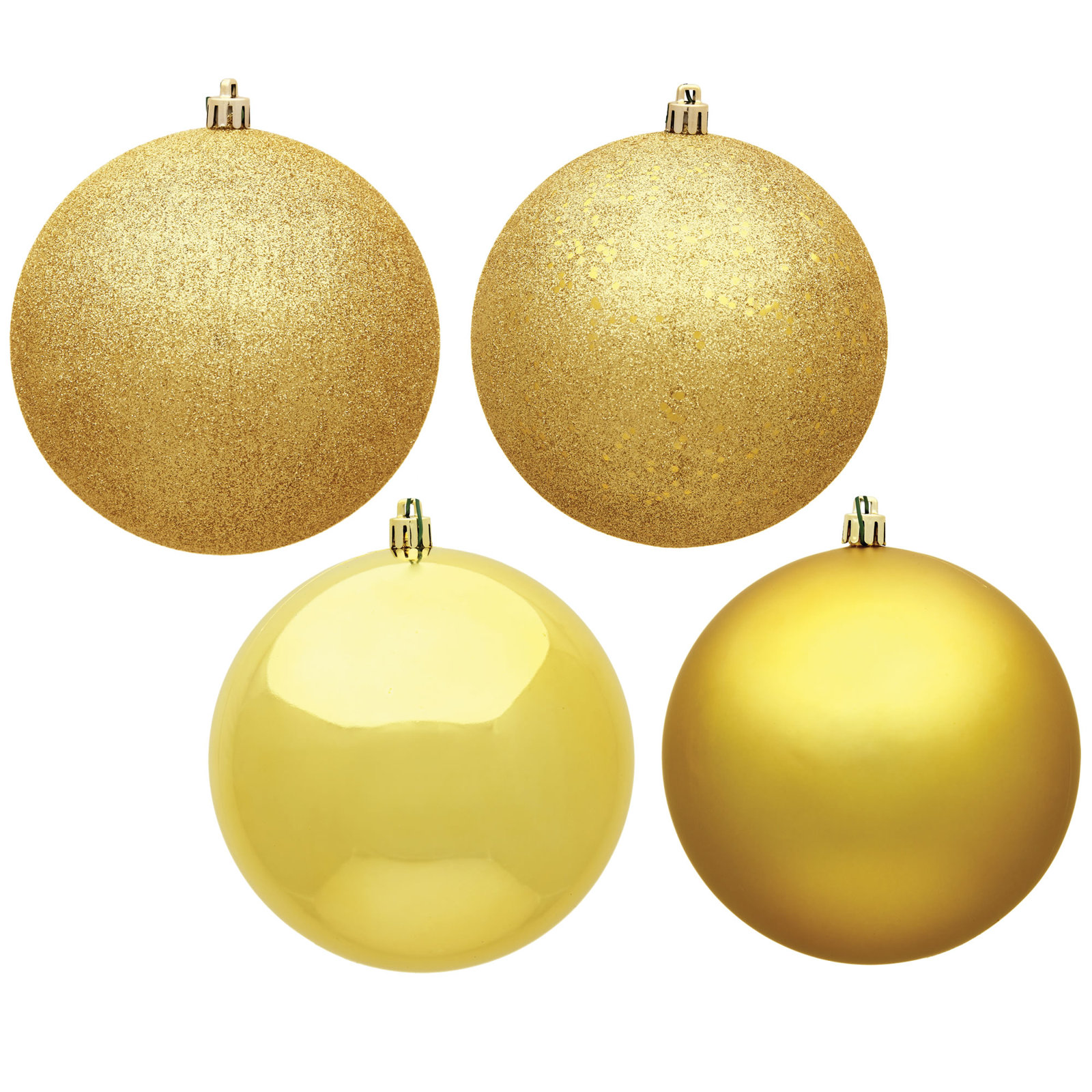 Three Posts™ 3" Shatterproof Bauble, Honey Gold