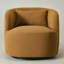 Fauteuil pivotant rembourré Bolton-2112903098