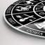 Glass Wall Clock