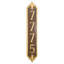 Plaque d’adresse murale sur 4 lignes Fleur de Lis-23382307-23382282