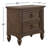 Aisja 2 Drawer Nightstand w/ USB Charging Ports - Brown-47607081