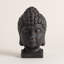 Serre-livres tête de Bouddha en fonte 2 pièces - Porte-livres sculpturaux rustiques zen