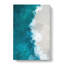 Ocean Kissing The Beach In Abstract - Wrapped Canvas-55312110