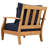 Clairmont Teakwood Patio Armchair-112366900