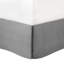 Ensemble d'édredon brodé 8 pièces gris