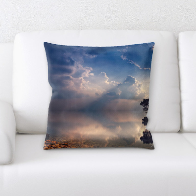 Coussin coucher de soleil