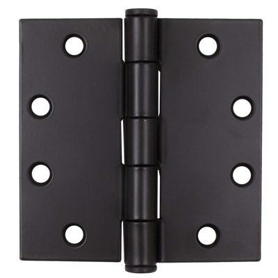 Charnière de porte simple à butée H 4,5 po x l 4,5 po