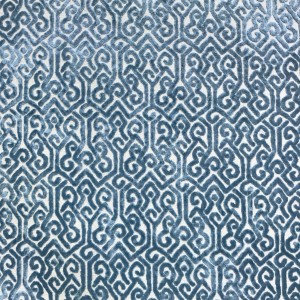 Tribal Cut Velvet | Alexandra Fabric_ALEXANDRA, Sky