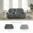 Doux Upholstered 75'' Power Reclining Loveseat-96517772