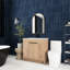 Meuble-lavabo sur pied simple 36 po avec plateau en céramique Zohrah-1761654006