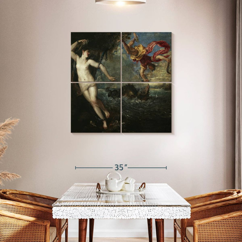 Leisha Perseus et Andromède, H 38 po x l 38 po