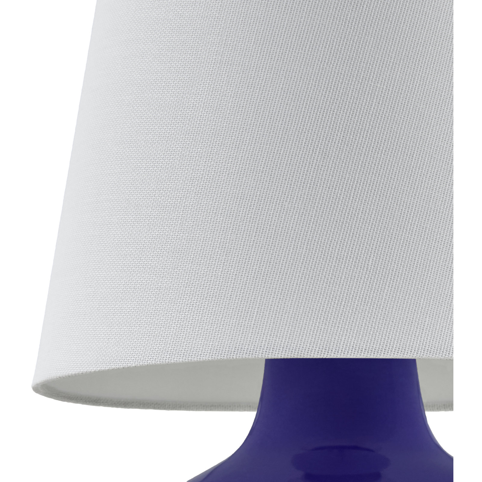 Drum Shade Lamp, Navy, 13'' H X 8'' W X 8'' D