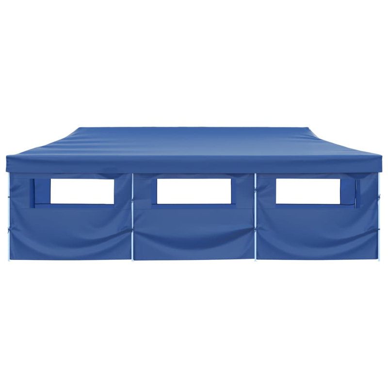 9m x 3m Steel Pop-Up Party Tent, Blue